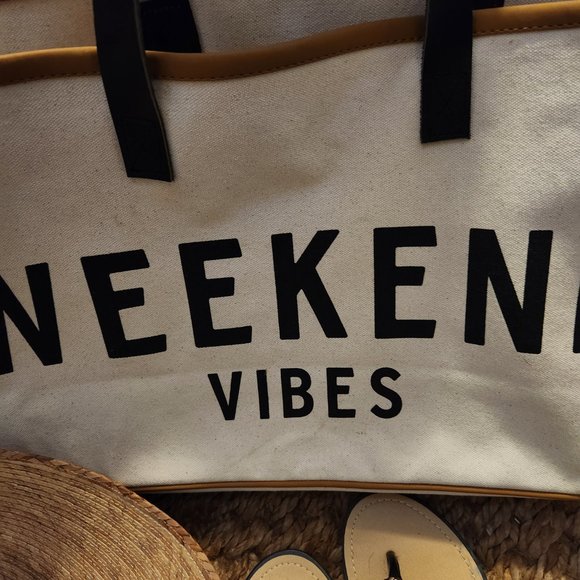 Large Tote & Flip Flops. - Picture 3 of 5